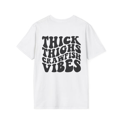 Unisex Thick Thighs Crawfish Vibes Tee