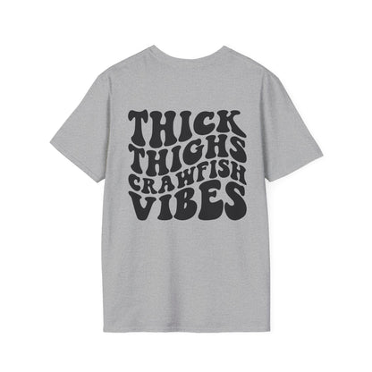 Unisex Thick Thighs Crawfish Vibes Tee