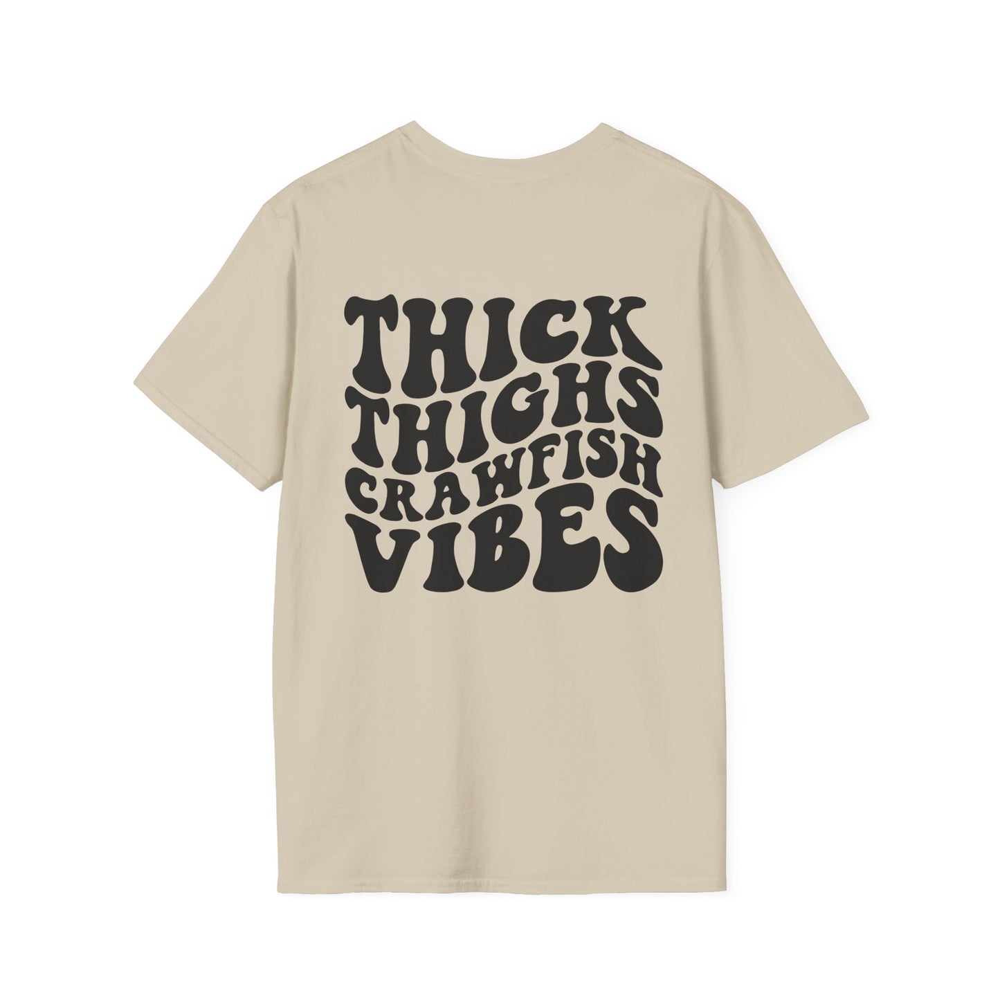 Unisex Thick Thighs Crawfish Vibes Tee