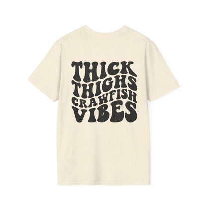 Unisex Thick Thighs Crawfish Vibes Tee